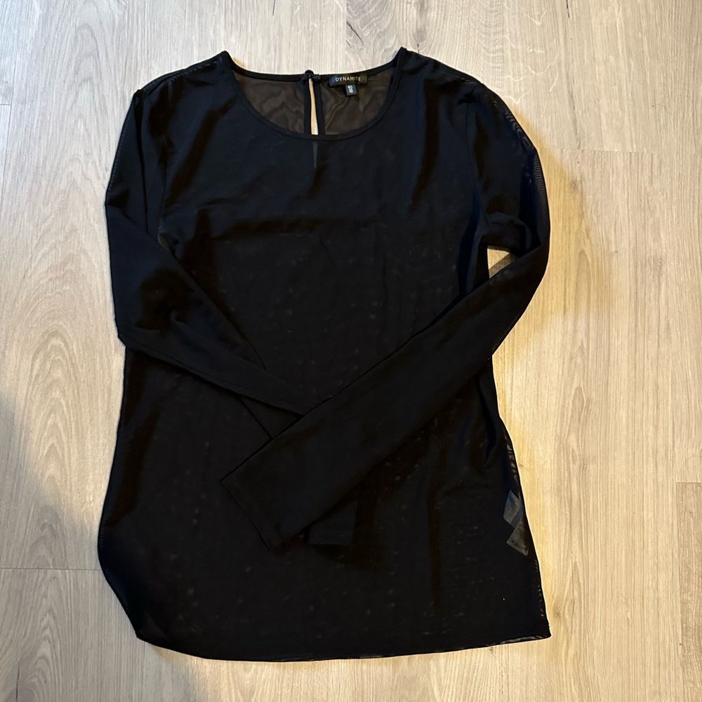 Dynamite Mesh Long Sleeve